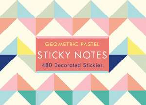 Geometric Pastel Sticky Notes de Galison