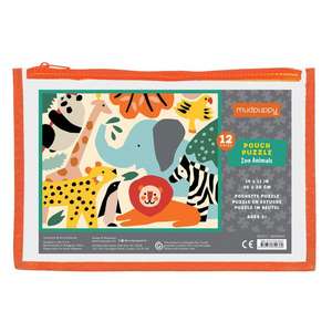 Zoo Animals Pouch Puzzle de Mudpuppy