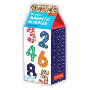 Pattern Pop Wooden Magnetic Numbers de Mudpuppy