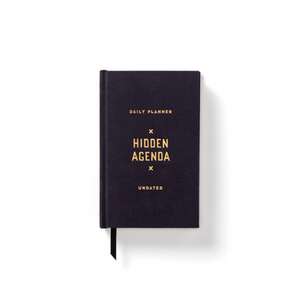 Hidden Agenda Undated Mini Planner de Galison