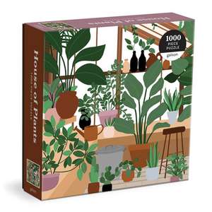 Galison: House of Plants 1000 Piece Puzzle in Square Box de Galison