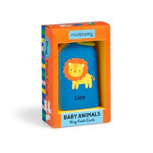 Baby Animals Ring Flash Cards de Mudpuppy