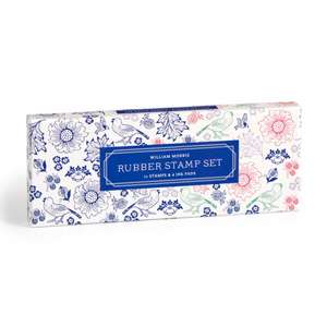 William Morris Rubber Stamp Set de William Morris