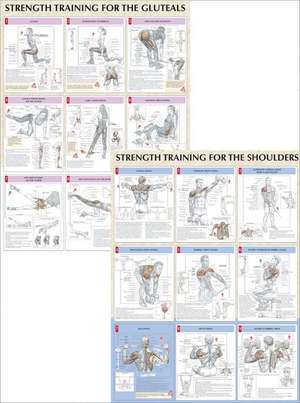 Strength Training Anatomy Poster Series de Frederic Delavier