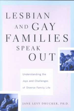 Lesbian And Gay Families Speak Out Understanding The Joys And Challenges Of Diverse Family Life de Jane Drucker