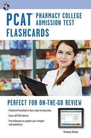 PCAT Flashcards de Research & Education Association