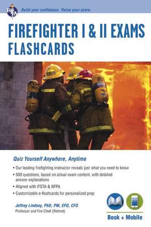 Firefighter I and II Exams Flashcards with Access Code de Jeffrey Lindsey