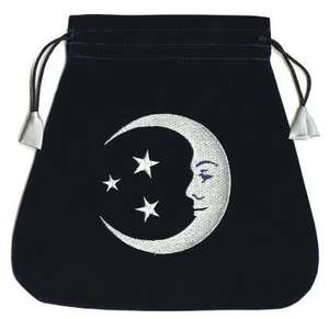 Smiling Moon Embroidered Tarot Bag de Lo Scarabeo