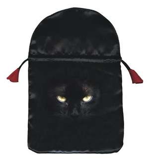 Black Cat Satin Tarot Bag de Lo Scarabeo