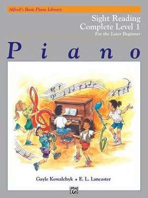 Alfred's Basic Piano Library Sight Reading Book Complete, Bk 1 de Gayle Kowalchyk