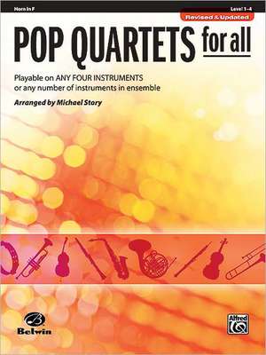 Pop Quartets for All: Horn in F de Michael Story