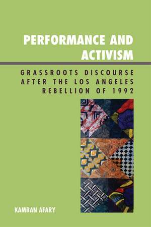 Performance and Activism de Kamran Afary