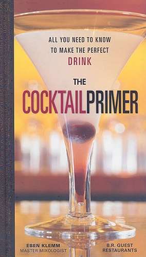 The Cocktail Primer: All You Need to Know to Make the Perfect Drink de Eben Klemm