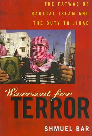 Warrant for Terror de Shmuel Bar