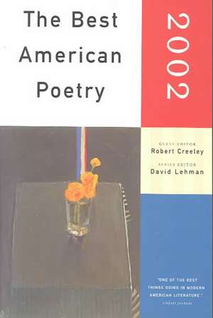 The Best American Poetry 2002 de Robert Creeley