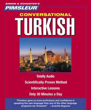 Pimsleur Conversational Turkish [With Free CD Case] de Pimsleur