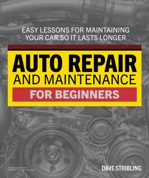 Auto Repair & Maintenance for Beginners de Dave Stribling