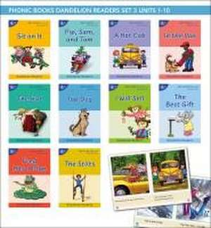 Phonic Books Dandelion Readers Set 3 Units 1-10 Sit on It (Alphabet Code Blending 4 and 5 Sound Words) de Phonic Books