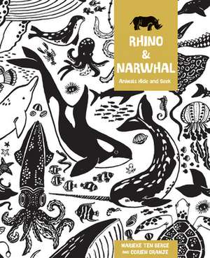 Rhino and Narwhal – Animal Hide and Seek de Corien Oranje