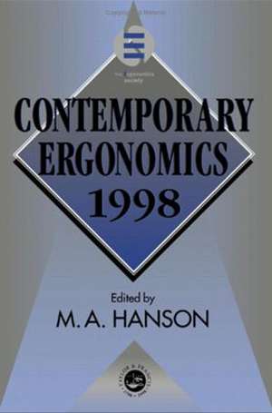 Contemporary Ergonomics 1998 de Margaret Hanson