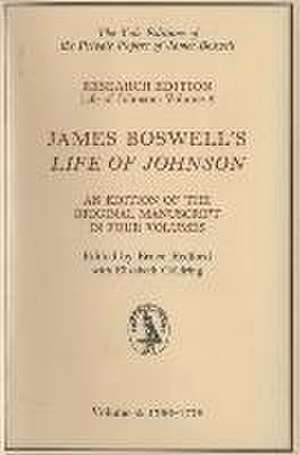 James Boswell's "Life of Johnson": An Edition of the Original Manuscript de James Boswell