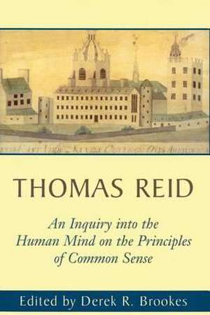 Reid, T: An Inquiry into the Human Mind de Thomas Reid