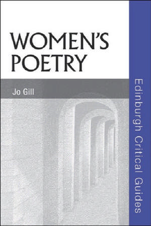 Women's Poetry de Jo Gill