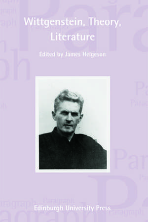 Wittgenstein, Theory, Literature de Dr. James Helgeson