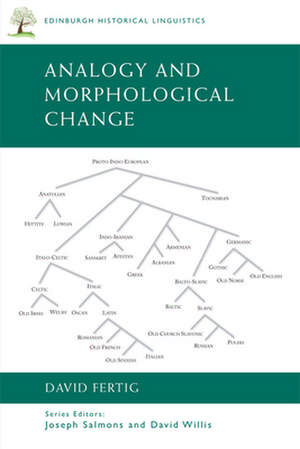 Analogy and Morphological Change de David L. Fertig