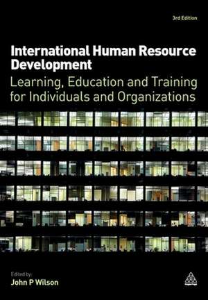 International Human Resource Development de John P. Wilson