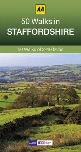 50 Walks in Staffordshire de AA Publishing