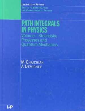 Path Integrals in Physics: Volume I Stochastic Processes and Quantum Mechanics de M. Chaichian