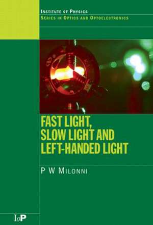 Fast Light, Slow Light and Left-Handed Light de P.W. Milonni