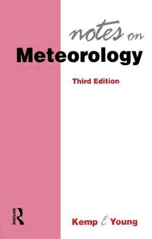 Notes on Meterology de Richard Kemp