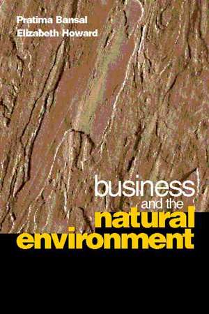 Business & the Natural Environment de Bansal