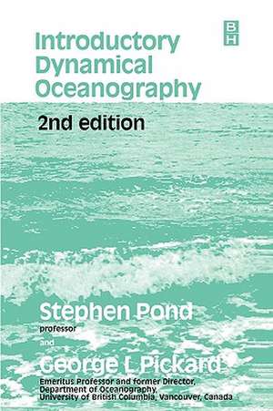 Introductory Dynamical Oceanography de Stephen Pond