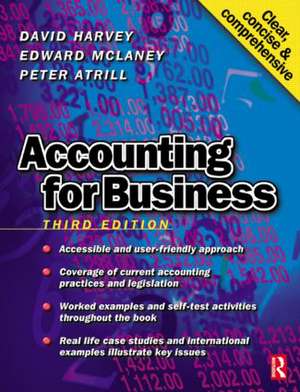 Accounting for Business de David Harvey