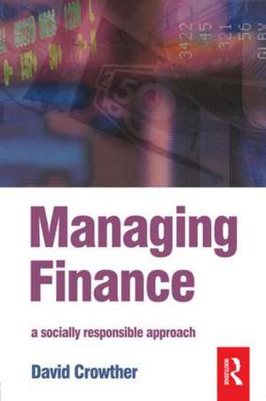 Managing Finance de D. Crowther