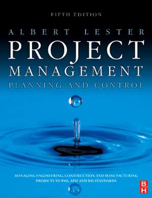 Project Management, Planning and Control