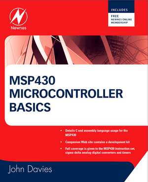 MSP430 Microcontroller Basics de John H. Davies