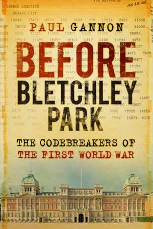 Before Bletchley Park de Paul Gannon