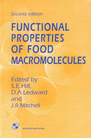 Functional Properties of Food Macromolecules de S.E. Hill