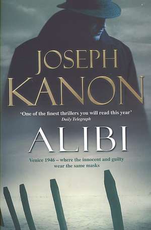 Alibi de Joseph Kanon