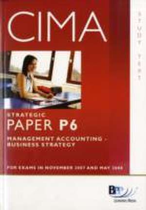 CIMA - P6 Management Accounting de BPP Learning Media