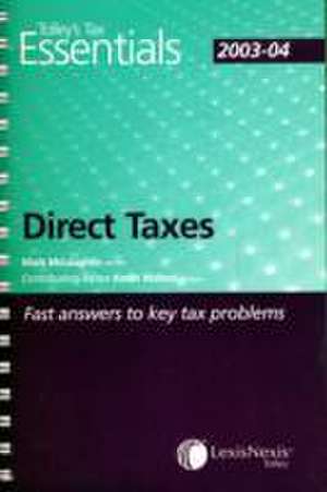 Direct Taxes de Mark McLoughlin