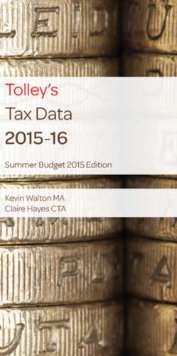 Tolley's Tax Data de Kevin Walton