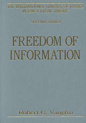 Freedom of Information: Local Government and Accountability de Robert G. Vaughn