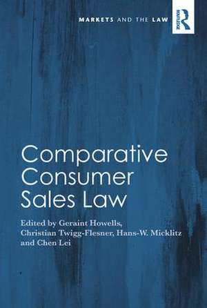 Comparative Consumer Sales Law de Geraint Howells