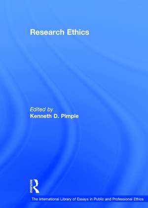 Research Ethics de Kenneth D. Pimple