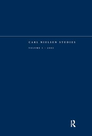 Carl Nielsen Studies: Volume 1 de Niels Krabbe